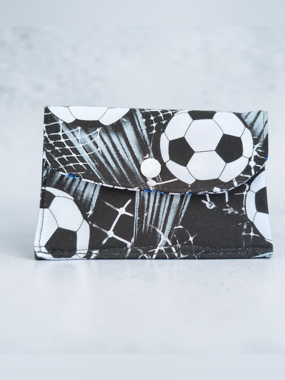 Soccer Print Kids Wallet Gift Card Holder New Handmade by Darling Darce
